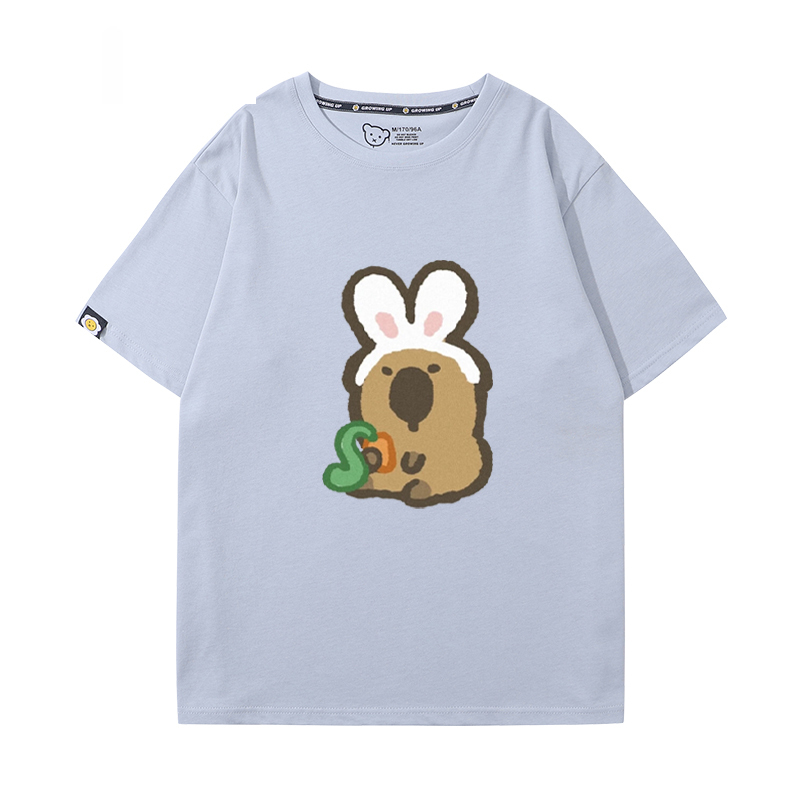 卡皮巴拉 2024親子情侶男女同款 T恤