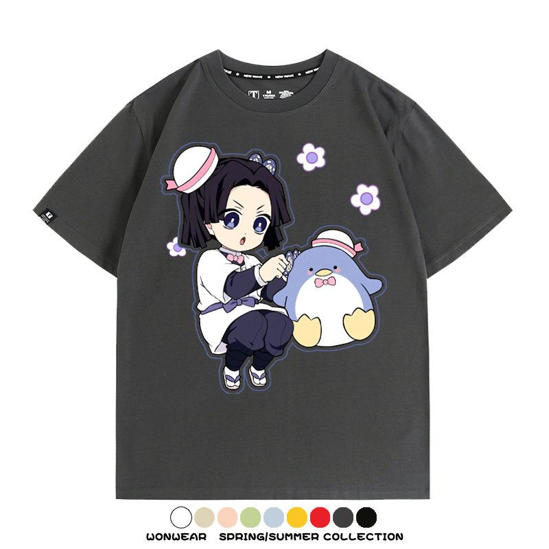 鬼滅之刃聯名三麗鷗 親子情侶裝寬鬆短袖T