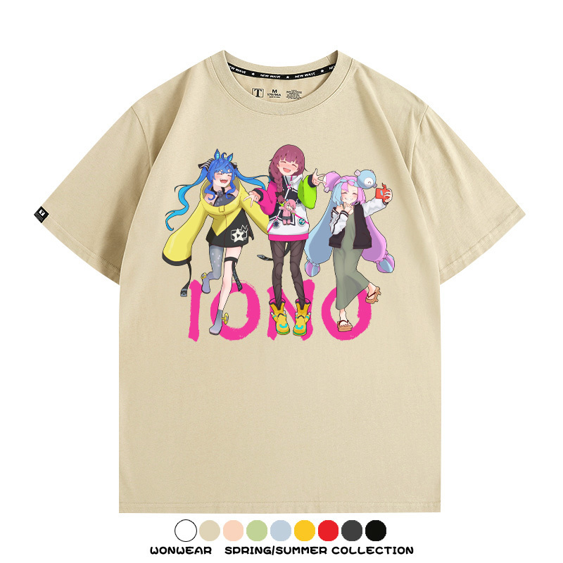 精靈寶可夢朱紫x孤獨搖滾 親子情侶寬鬆短袖T