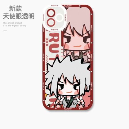 蘋果 系列Q版火影忍者天使眼透明防摔軟殼