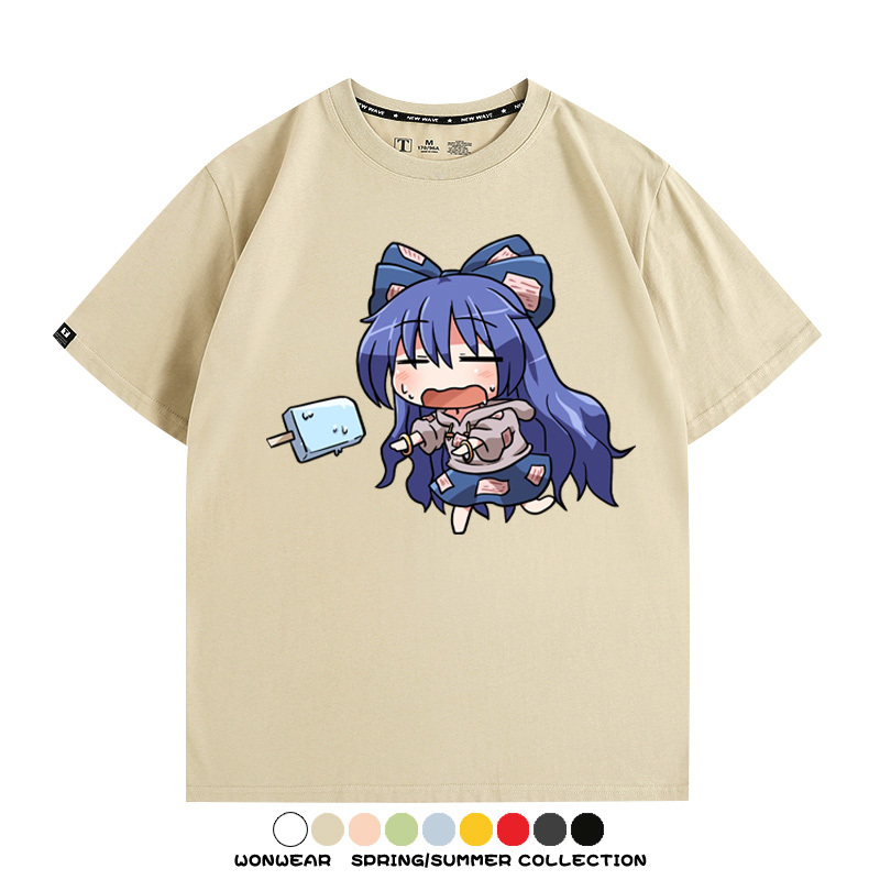 東方project憑依華 親子情侶裝寬鬆短袖T