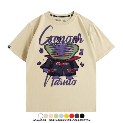 耿鬼火影忍者聯名動漫周邊短袖T恤