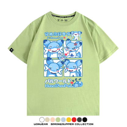 幻獸帕魯 旋疾鼬卡通Q版可愛周邊寬鬆短袖T-shirt