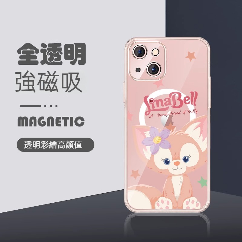 蘋果 系列迪士尼透明磁吸防摔軟殼