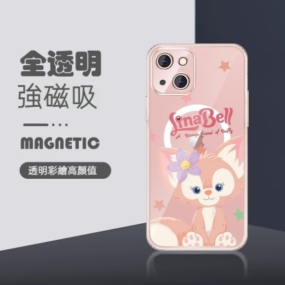 蘋果 系列迪士尼透明磁吸防摔軟殼