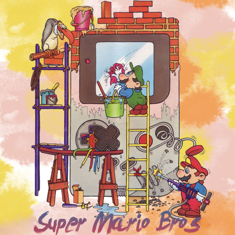 任天堂超級瑪利歐 親子情侶裝寬鬆短袖T