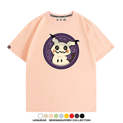 寶可夢卡通可愛頭像合集 親子情侶寬鬆短袖T