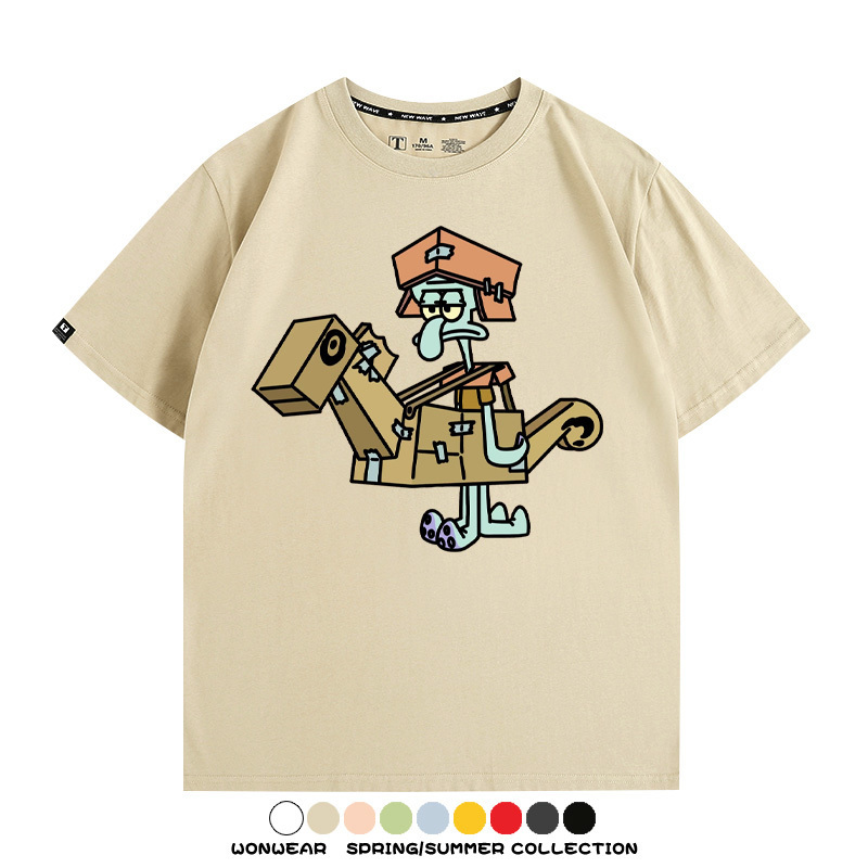 海綿寶寶惡搞動漫周邊短袖T恤