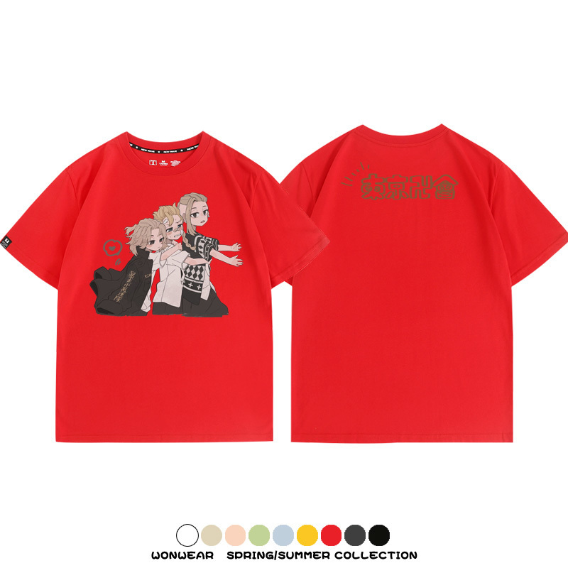 東京卍復仇者聯名 親子情侶裝寬鬆短袖T