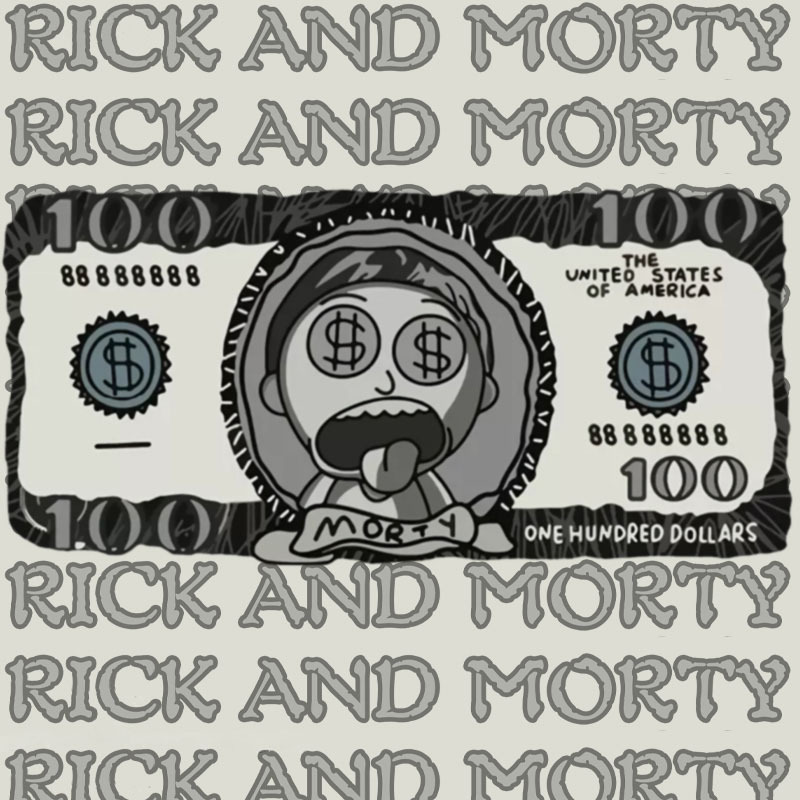 瑞克和莫蒂動漫周邊短袖T恤