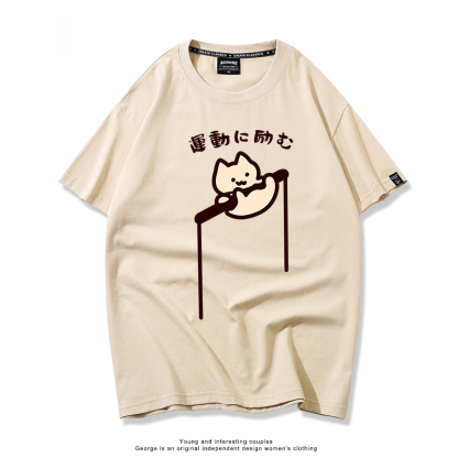 每日一貓 2024親子情侶男女同款 T恤