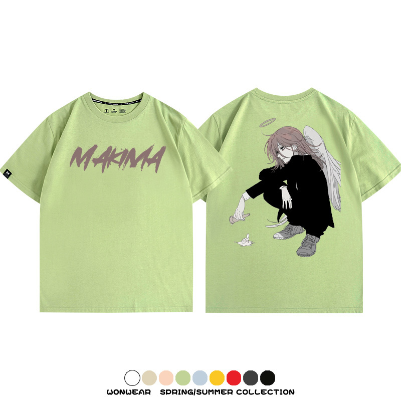 鏈鋸人動漫周邊短袖T恤