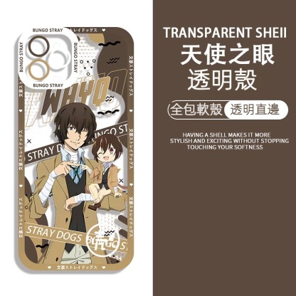 蘋果 系列文豪野犬天使眼透明防摔軟殼
