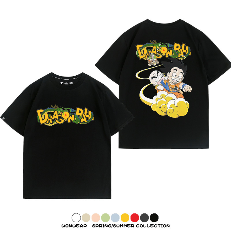 七龍珠 動漫周邊寬鬆百搭純棉短袖t-shirt