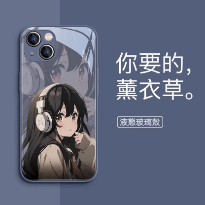 蘋果 系列情侶 液態玻璃防摔殼