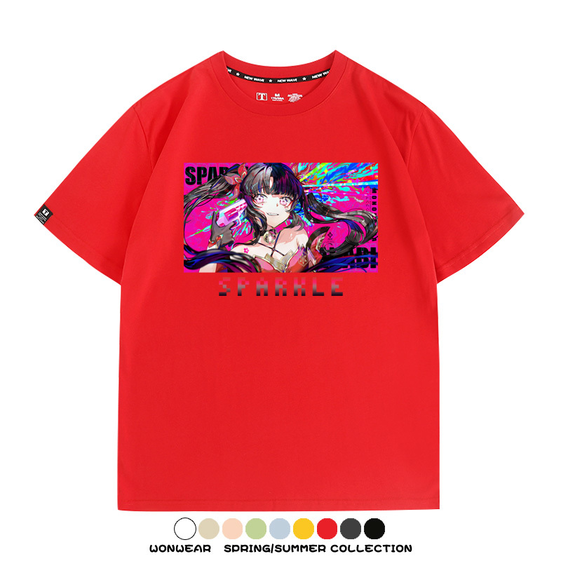 崩壞:星穹鐵道花火遊戲周邊短袖T恤