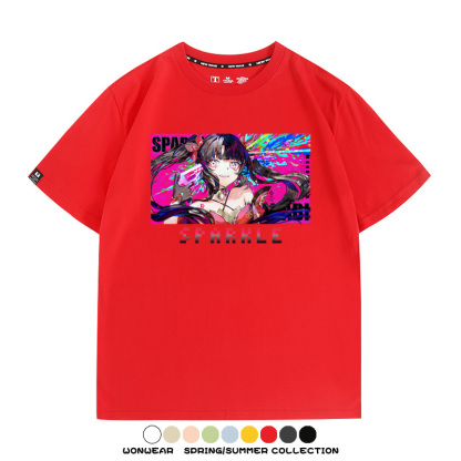 崩壞:星穹鐵道花火遊戲周邊短袖T恤