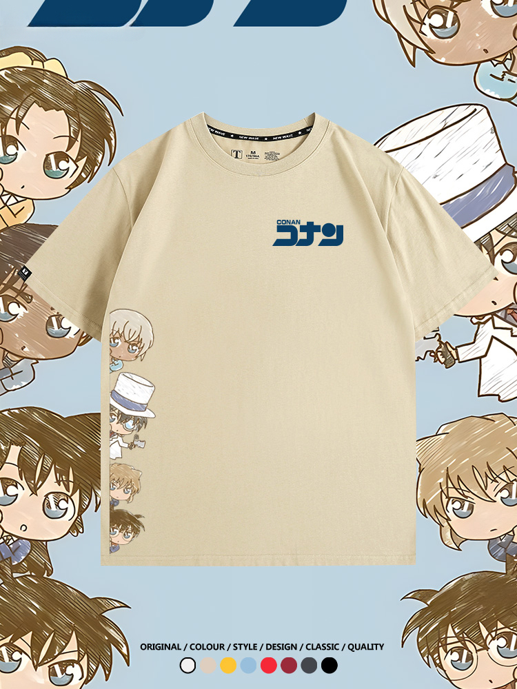 名偵探柯南聯名 親子情侶寬鬆短袖T