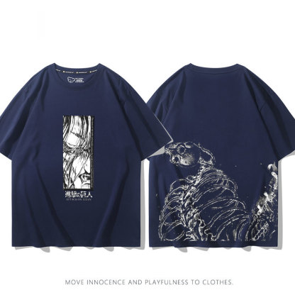 進擊的巨人 2024親子情侶男女同款 T恤
