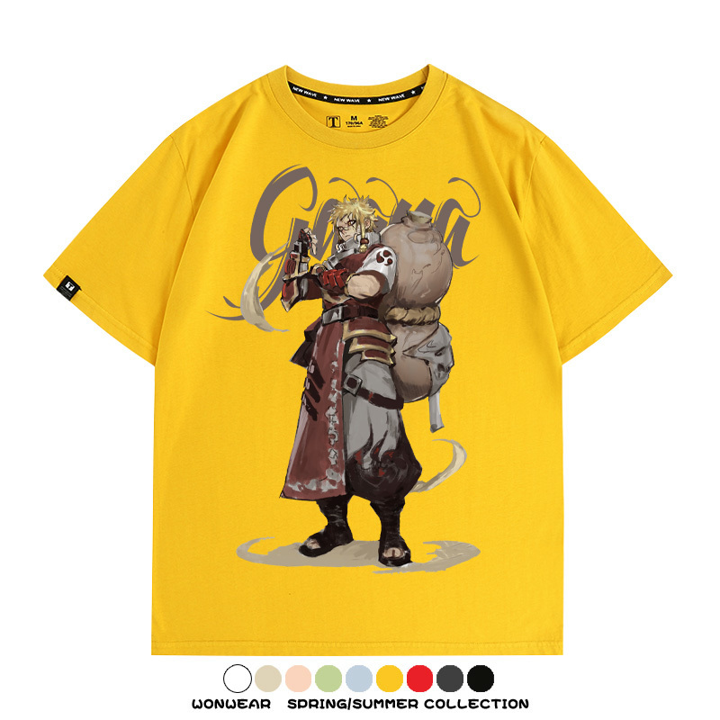 火影忍者我愛羅動漫聯名 親子情侶裝寬鬆短袖T