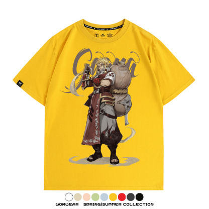 火影忍者我愛羅動漫聯名 親子情侶裝寬鬆短袖T