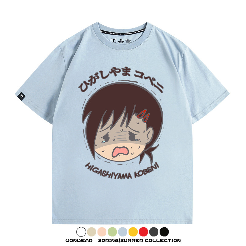 鏈鋸人東山小紅動漫周邊短袖T恤