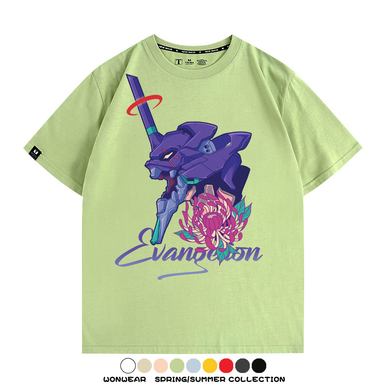 EVA初號機01聯名 親子情侶裝寬鬆短袖T