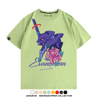 EVA初號機01聯名 親子情侶裝寬鬆短袖T