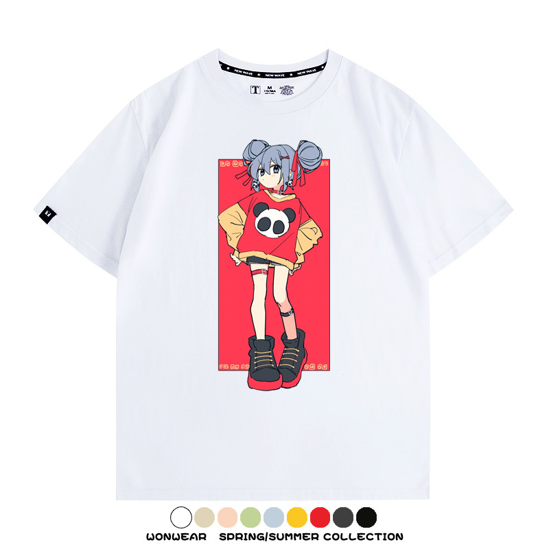 MIKU曲繪初音未來 親子情侶裝寬鬆短袖T