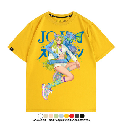 JOJO的奇妙冒險石之海動漫周邊短袖T恤