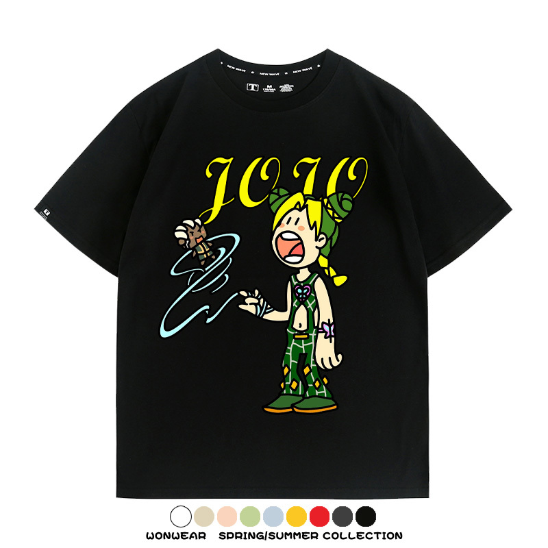 惡搞JOJO的奇妙冒險 親子情侶裝寬鬆短袖T