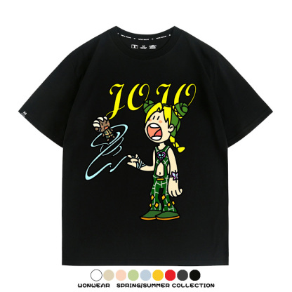 惡搞JOJO的奇妙冒險 親子情侶裝寬鬆短袖T