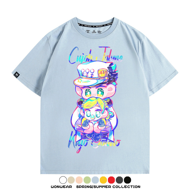 JOJO的奇妙冒險動漫周邊短袖T恤