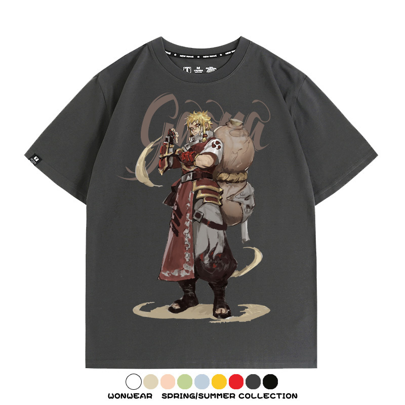 火影忍者我愛羅動漫聯名 親子情侶裝寬鬆短袖T