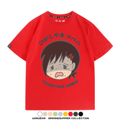 鏈鋸人東山小紅動漫周邊短袖T恤