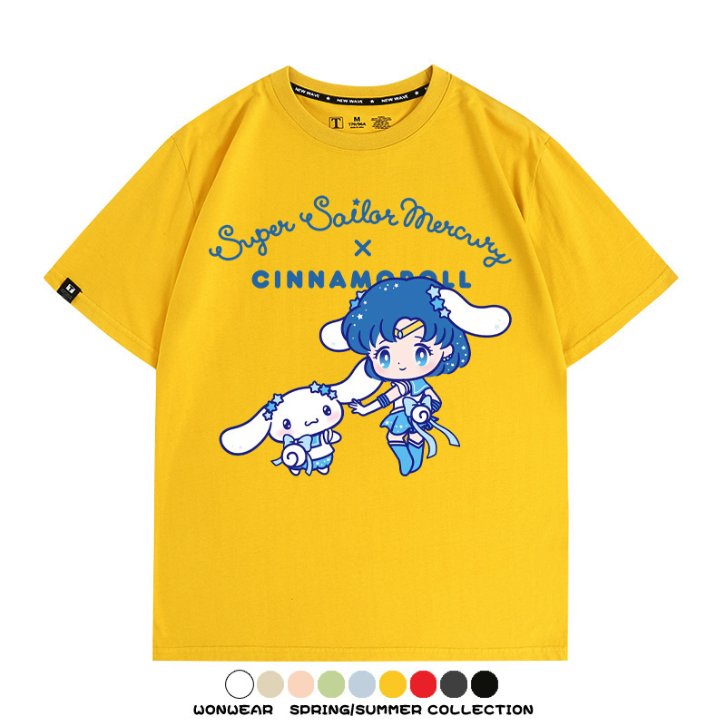 美少女戰士聯名三麗鷗周邊短袖T恤