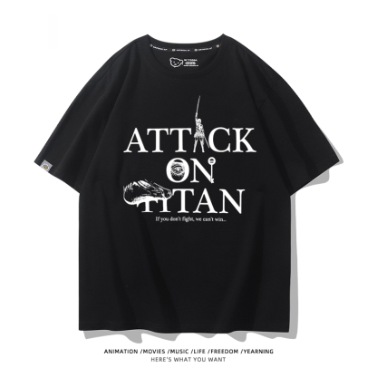 進擊的巨人 2024親子情侶男女同款 T恤