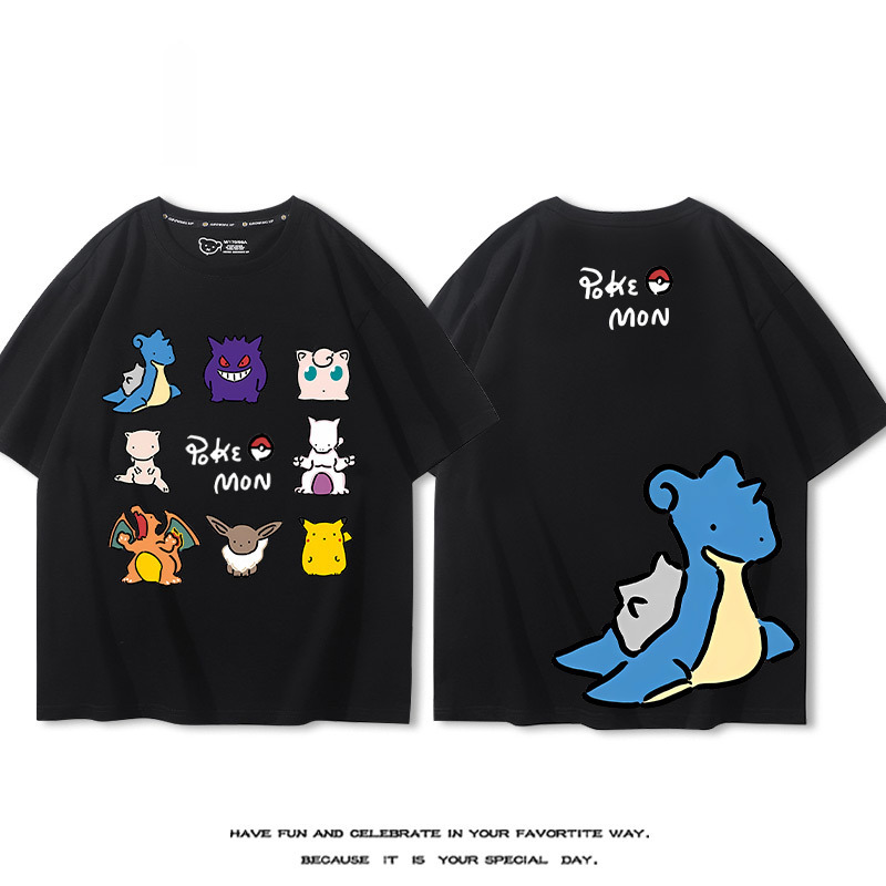 精靈寶可夢 2024親子情侶男女同款 T恤