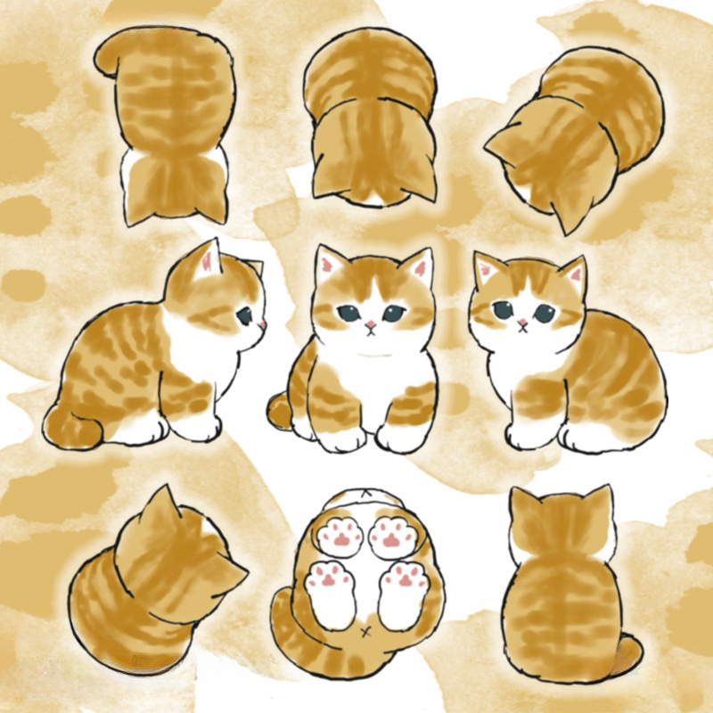 貓福珊迪可愛萌寵周邊短袖T恤