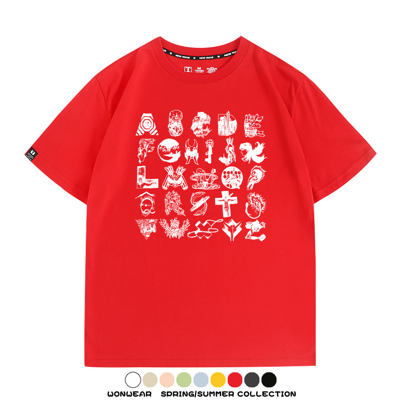 米山舞EVA聯名真希波同款短袖動漫二次元青少年男百搭夏季純棉T恤