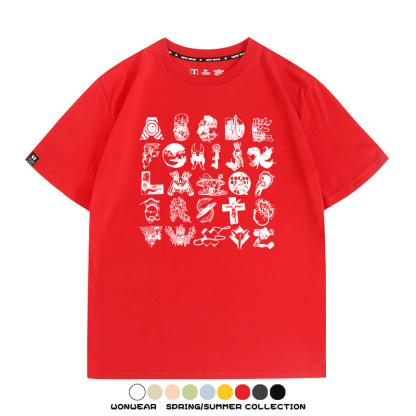 米山舞EVA聯名真希波同款短袖動漫二次元青少年男百搭夏季純棉T恤