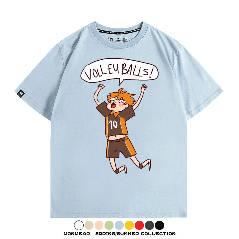 排球少年動漫周邊短袖T恤