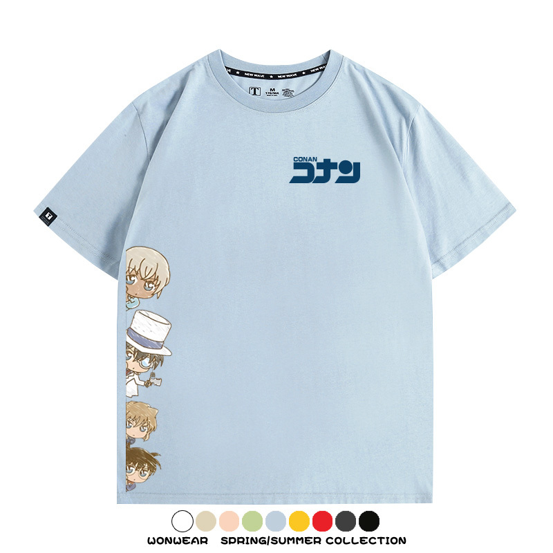 名偵探柯南聯名 親子情侶寬鬆短袖T