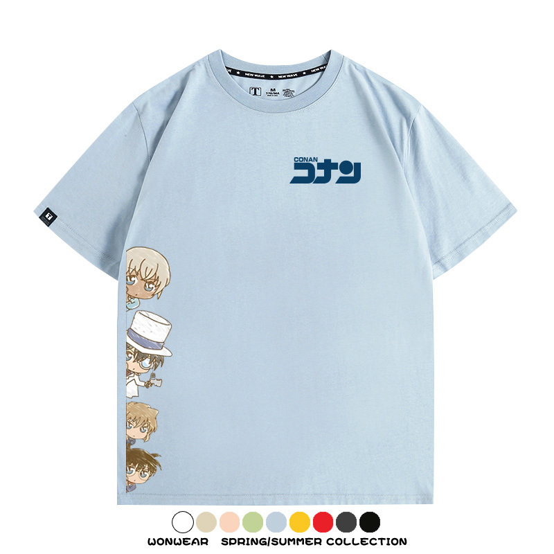 名偵探柯南聯名 親子情侶寬鬆短袖T