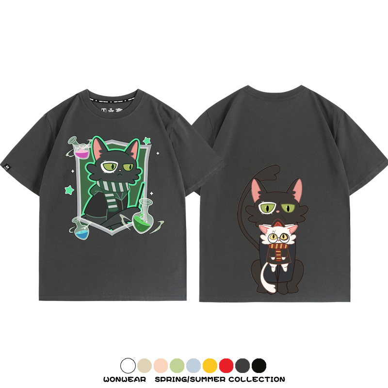 鈴芽之旅大臣聯名哈利波特 親子情侶裝寬鬆短袖T