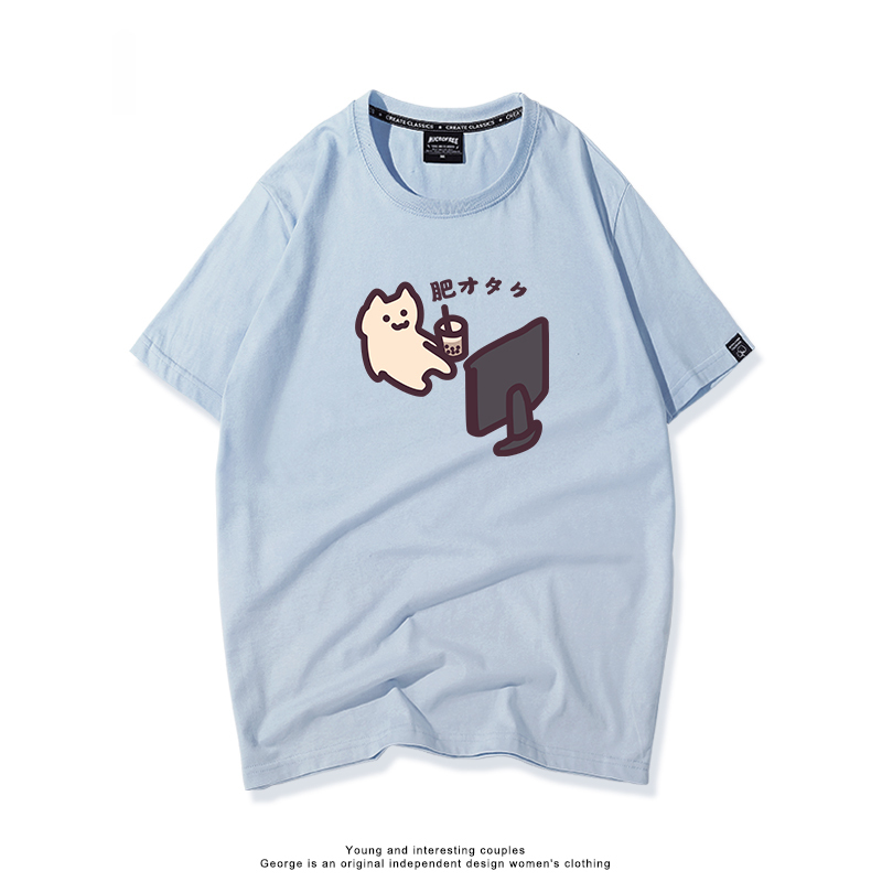 每日一貓 2024親子情侶男女同款 T恤