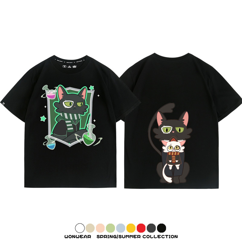 鈴芽之旅大臣聯名哈利波特 親子情侶裝寬鬆短袖T