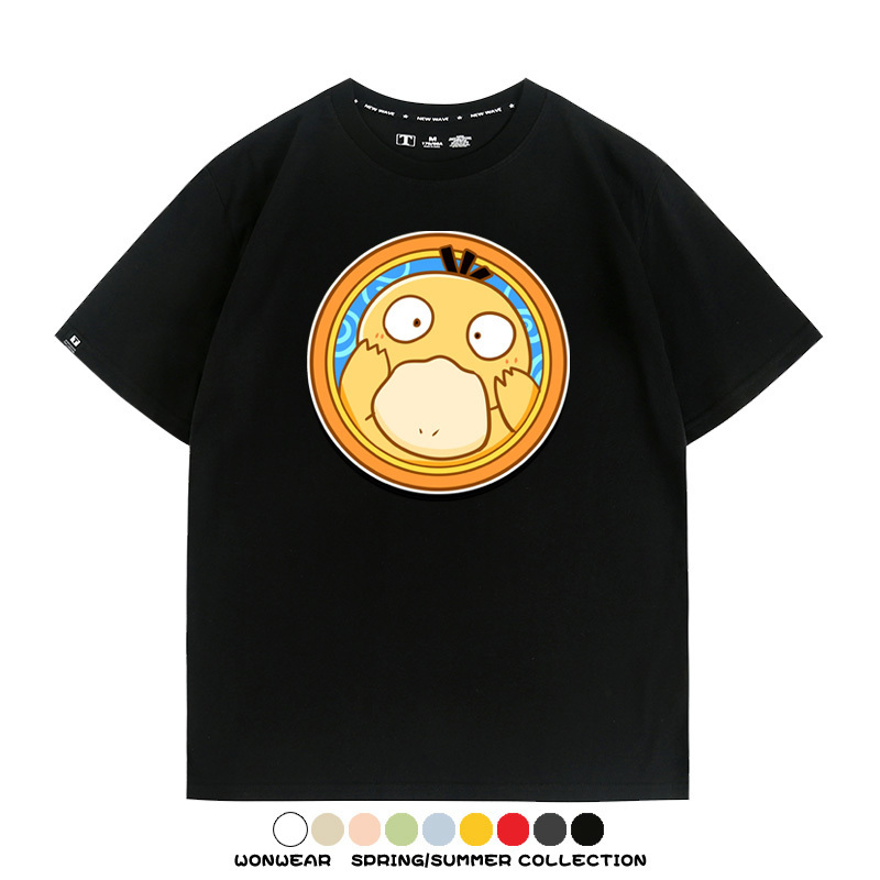 寶可夢卡通可愛頭像合集 親子情侶寬鬆短袖T