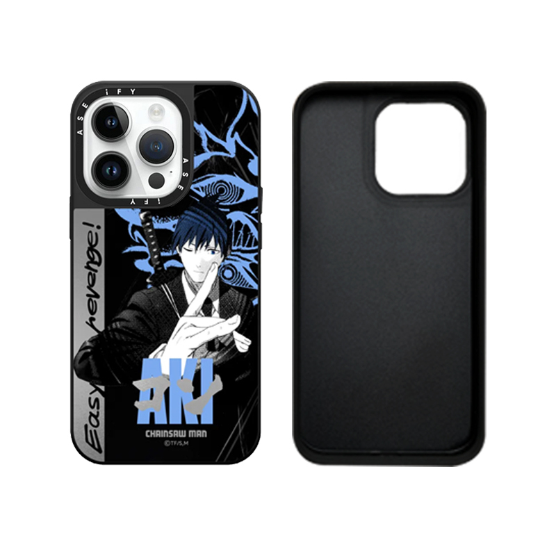 蘋果 系列鏈鋸人 亞克力鏡面保護殼