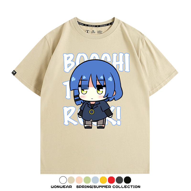 Q版孤獨搖滾 親子情侶裝寬鬆短袖T